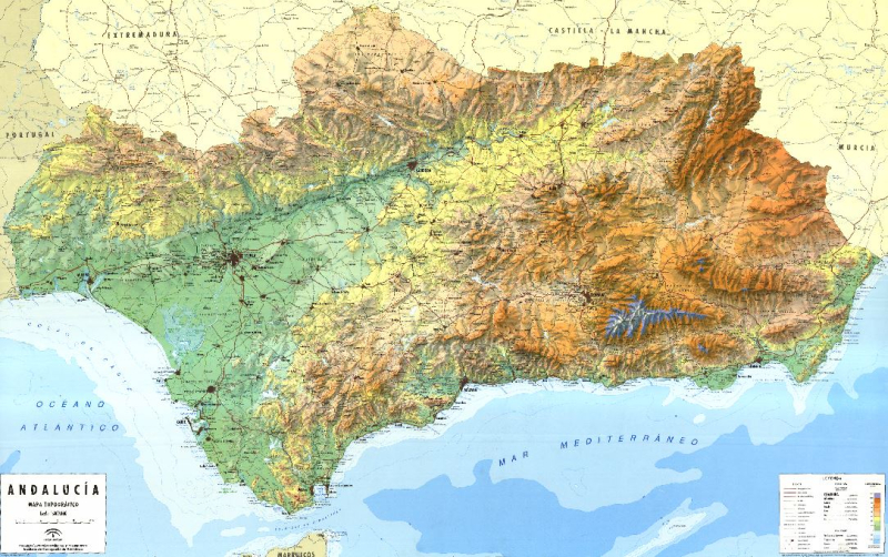 Topográfico Andalucía